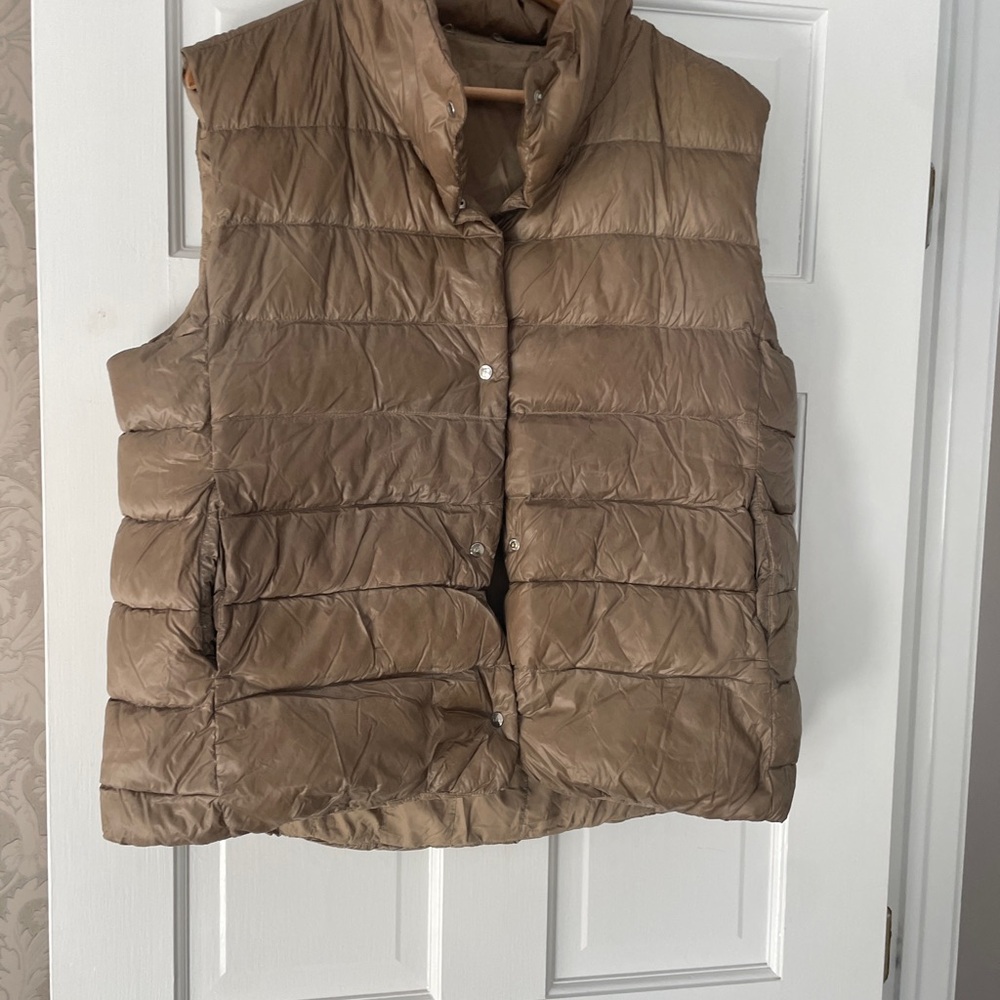 Brown Puffer Vest polo women’s ralph lauren L